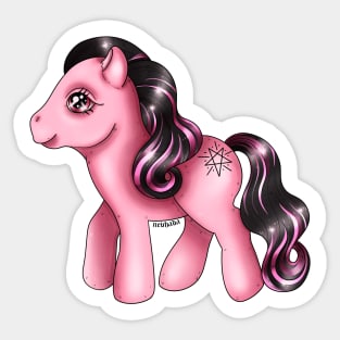 My Goth Pony Sticker